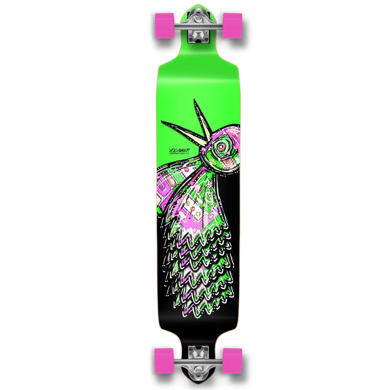 Yocaher Drop Down Longboard Complete Countdown 