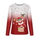 thumbnail image 4 of Camisas Navideñas Para Mujer Tops de Manga Larga Jersey de Cuello Redondo Informal Con Estampado de Ciervos en 3D Odeerbi  ODB199724, 4 of 5