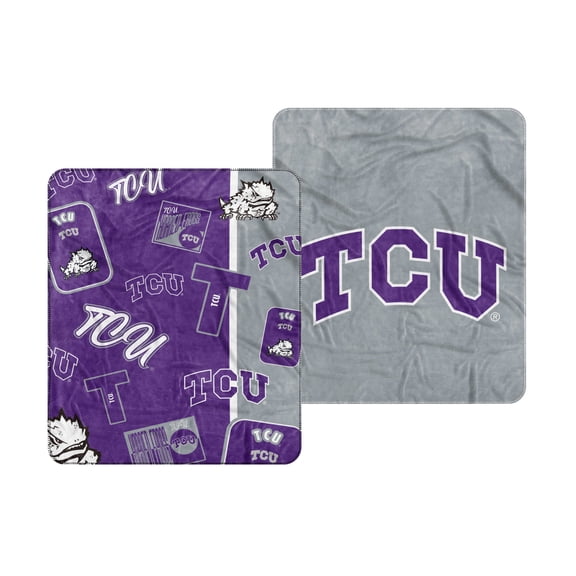 TCU Horned Frogs 50- x 60- Dream Weave Throw Blanket