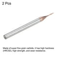 thumbnail image 3 of Uxcell 1mm Dia 4mm Shank Titanium Coated Carbide Straight Shank Twist Drill Bit 2 Pack, 3 of 6