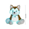 thumbnail image 5 of Vacemry under $5 LED Glowing Plush, Colorful Light Up Stuffed Animal Pillow, 25cm Sitting Husky Dog with Automatic Timer and Color Changing Feature, 5 of 6