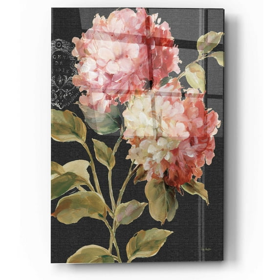 Epic Art 'Harmonious Hydrangeas' by Lisa Audit, Acrylic Glass Wall Art, 12"x16"