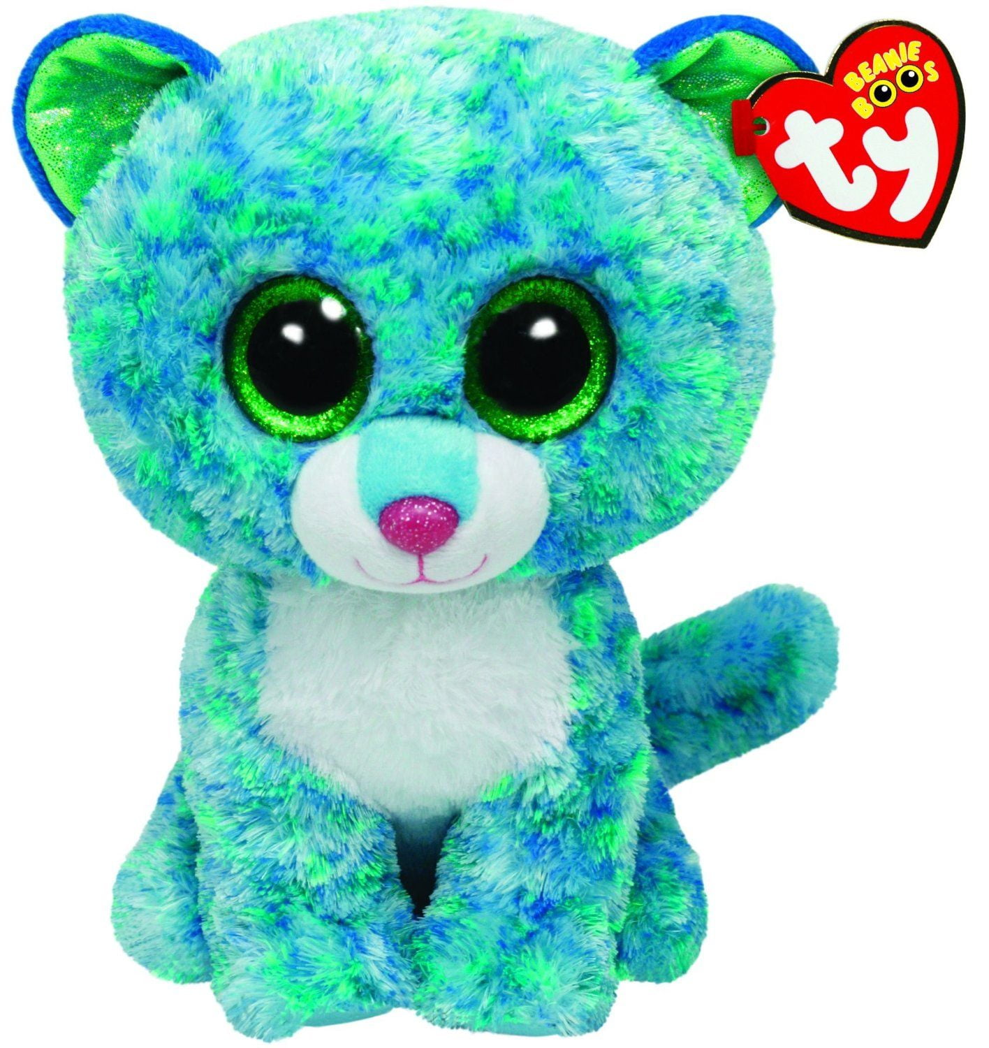 Ty Beanie Boos Leona Blue Leopard Regular Plush Walmart