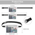 thumbnail image 5 of Paquete de 2 bolsas impermeables para teléfono Ipx8, bolsa impermeable, riñonera ajustable para nadar en la playa y bucear JFHHH pequeña, 5 of 5