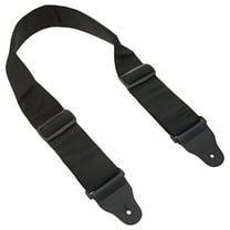 D'Addario Bass Guitar Strap w/ Internal Pad, Black, 3 inches wide