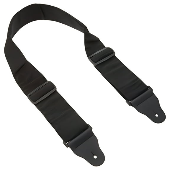 D'Addario Bass Guitar Strap w/ Internal Pad, Black, 3 inches wide