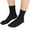 Black, variant on Japanese Tabi Sock Slippers Unisex Split Toe Blend Mid Calf Socks Slipper Socks for Home Wear Comfortable Non Indoor Outdoor White，One Size