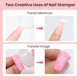thumbnail image 5 of Sello de uñas con forma de escarabajos con punta francesa y raspador para manicura mujer, 5 of 8
