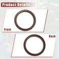 thumbnail image 4 of Unique Bargains Engine Crankshaft Oil Seal for Mazda CX-7 2009-2013 for Ford for Ranger 99-12 No.F802-11-399/F80211399 Brown, 4 of 6