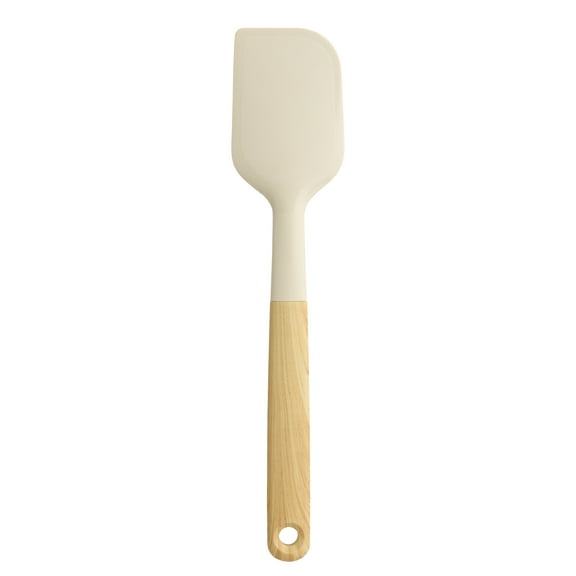 Mainstays Silicone and Faux Bamboo Spatula, Light Gray