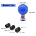 thumbnail image 3 of Crystal Acrylic Gear Shifter Knob With 3 Adapters Ergonomic Design For Manual Automatic Transmission Vehicles, 3 of 9
