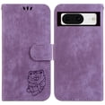 thumbnail image 2 of Compatible with Google Pixel 8 Embossed Cute Tiger Flip Folio Wallet Case Card Pocket Holder Cover, 2 of 5