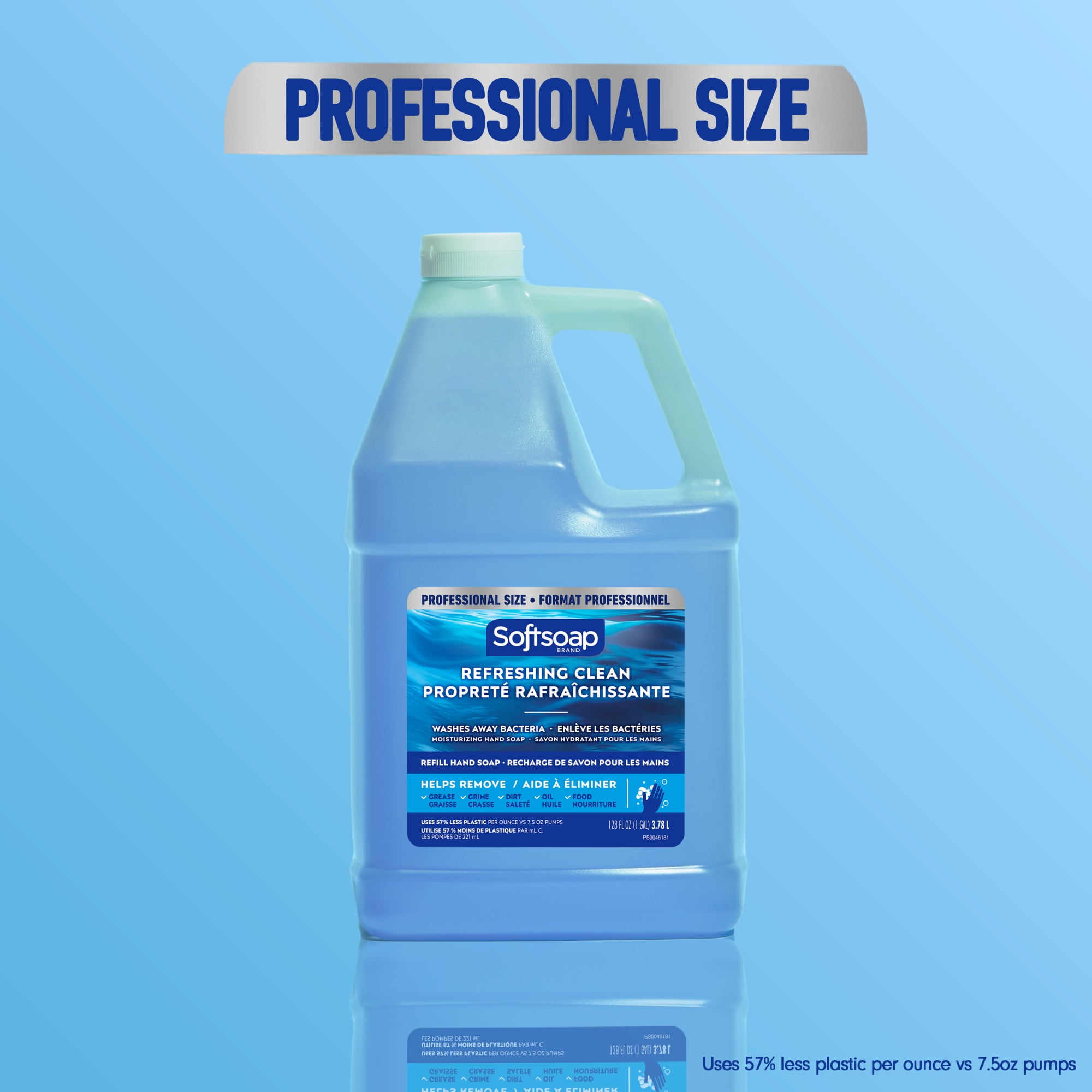 128 oz Liquid Hand Soap Refill - Refreshing Clean Scent (4/Carton)