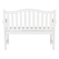 thumbnail image 3 of Shine Company Belfort Garden Bench - White, 3 of 6