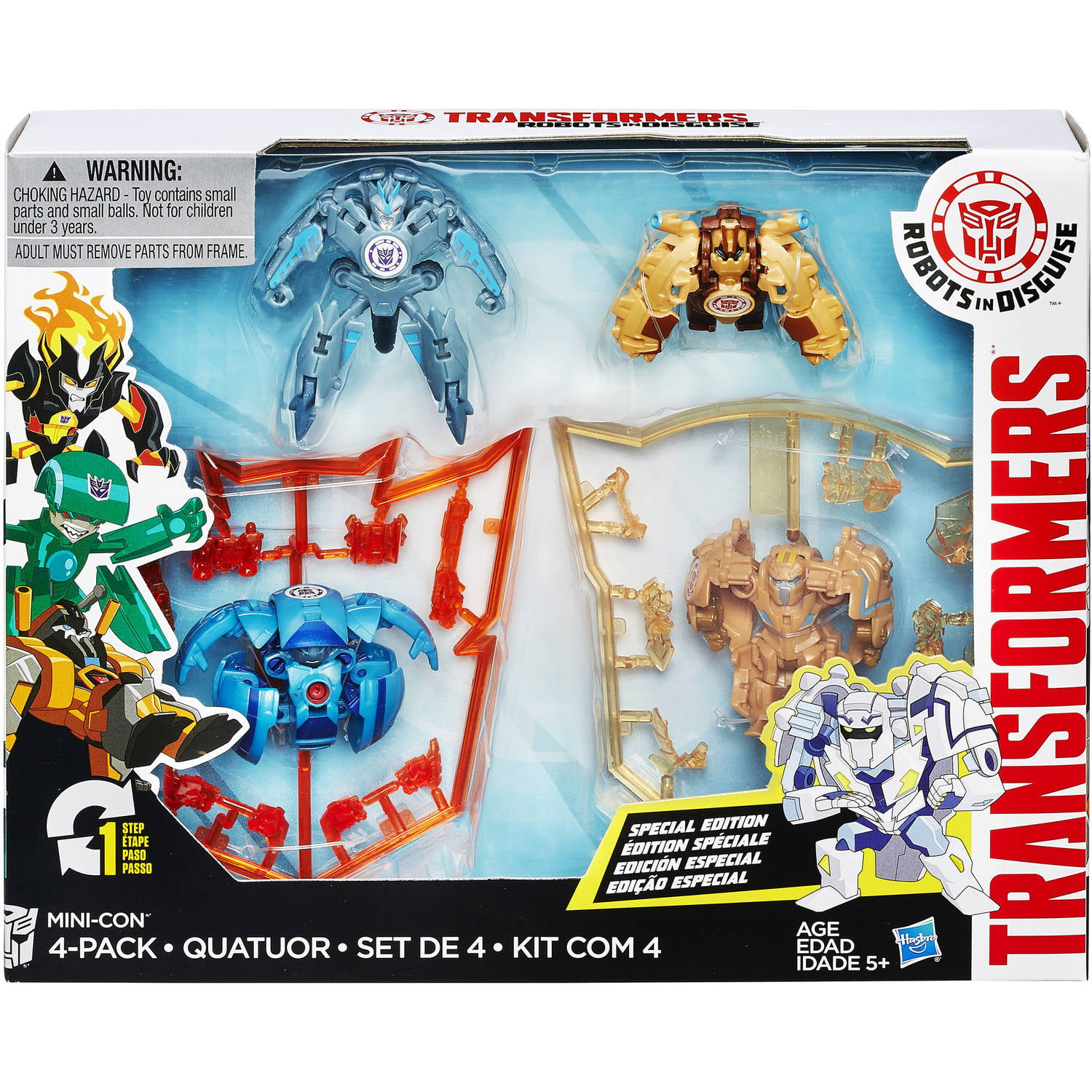Transformers Robots in Disguise Mini-Con Figure 4 Pack 