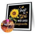 thumbnail image 1 of Cuadros Decorativos 5D DIY Diamante Pintura Girasol Completo Taladro Redondo Mosaico Arte Cuadro Decoración Sywqhk Nuevos Originales, 1 of 1
