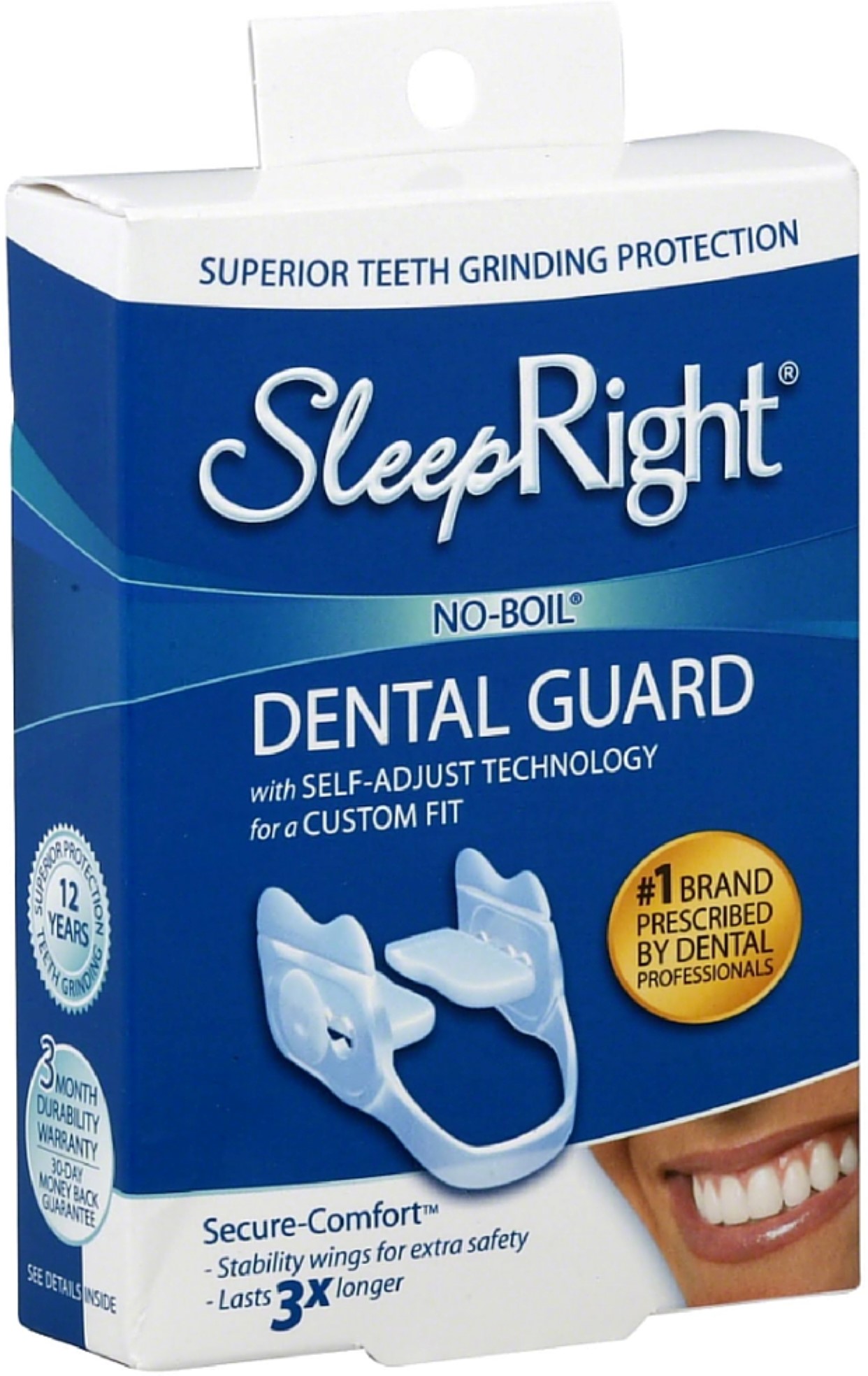 Sleepright Secure Comfort Dental Guard 1 Ea Pack Of 2 Walmart Com