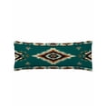 thumbnail image 2 of Green Southwestern Body Pillow Cover, Pillowcase Protectors with Zipper, Breathable Decorative Throw Pillow Case Cover, Boho Ethnic Geometric Retro Pillow Shams for Couch Sofa 20x54Inch, 2 of 8