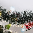 thumbnail image 6 of 33FT Christmas Garland with Lights,Prelit Christmas Tinsel Garland for Mantle,Christmas Garlands for Decoration,Christmas Decorative Light Up Arrangement Staircase Handrail Christmas Tree Decorations, 6 of 6