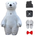 thumbnail image 3 of Disfraz inflable de mascota oso polar panda gigante de 2,6 m, muñeco de oso de peluche divertido para la calle, ropa de mascota para cosplay de Halloween, 3 of 5