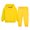 SSS260715-Yellow, variant on Girls 2 Piece Outfits Long Sleeve Hoodie Jogger Sweatpants with Pockets Hooded Sweatsuit for Girls 12M-12T