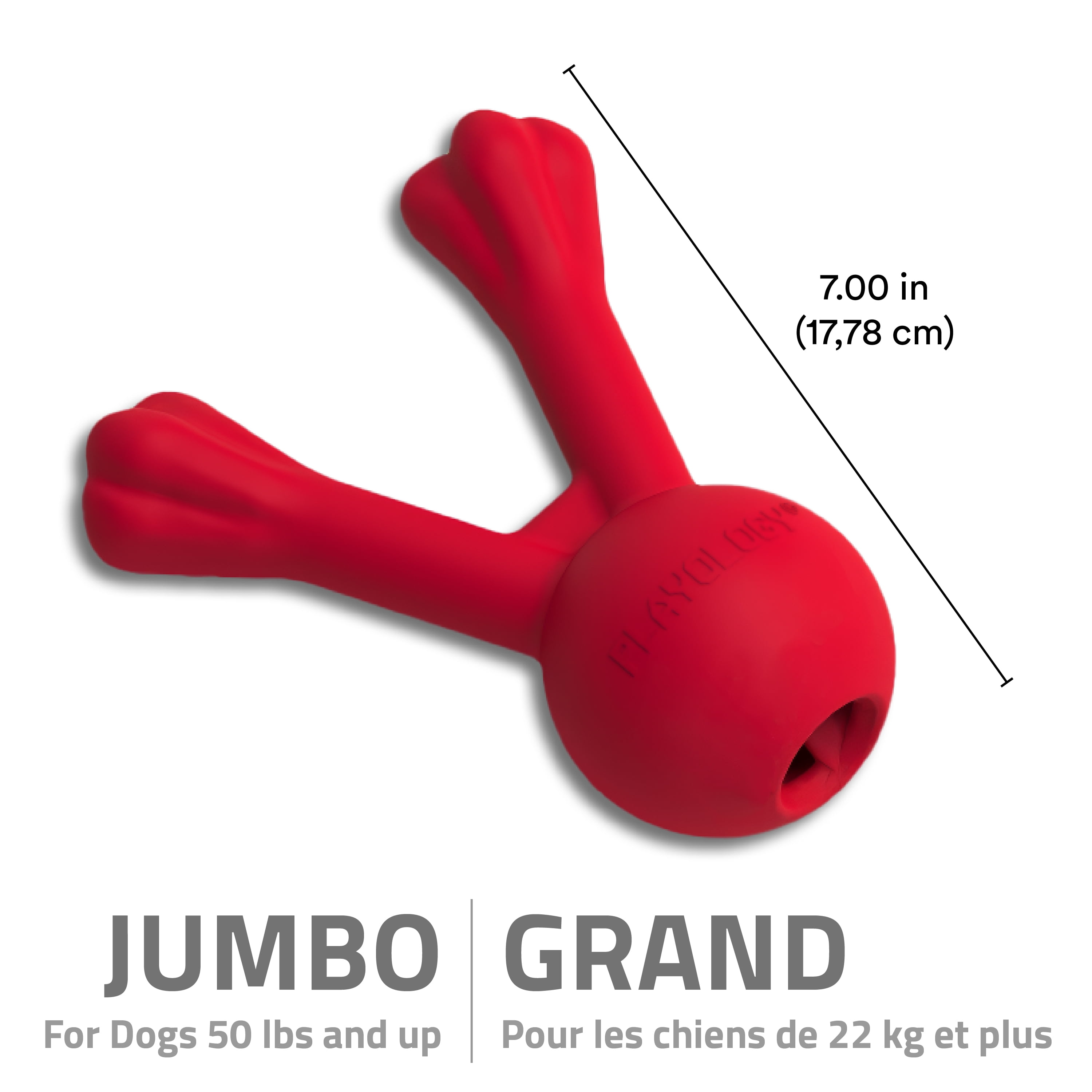 Playology Jumbo Crunchy Branch - Beef Scented Dog Toy