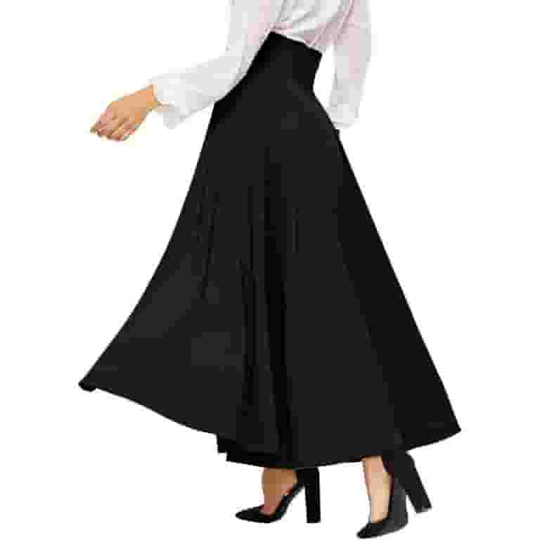 【AAKE】HOOK STRAP MAXI SKIRT TNOBHG High Waist Women Skirt Women Maxi Skirt Lace-up High