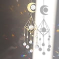thumbnail image 4 of Carillón De Viento De Cristal Que Atrapa La Luna, Marco De Metal, Bola Puntiaguda, Flor De Cuentas (B), 4 of 4