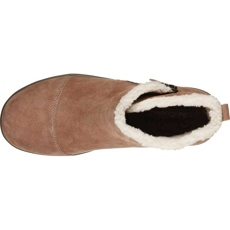 Skechers fur lined ankle cheap boots