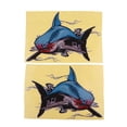 thumbnail image 2 of 2 piezas autoadhesivas decoración pasta de tiburón  25x17 cm shamjiam Pegatina Buceo, 2 of 6