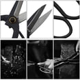 thumbnail image 3 of Slim Bonsai Scissors Indoor Gardening Tools Pruning Shears steels Black for Hand Trimming of Flowers Plants, 3 of 5