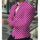 thumbnail image 1 of Camisa con estampado 3D de lunares para hombre, cuello cómodo, larga, moda de primavera y verano, informal, para fiestas sociales, Vaion, 1 of 6