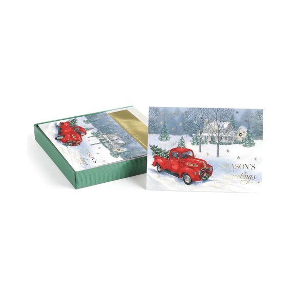Masterpiece Studios Scène de Camion Vintage Ensemble de 18 Cartes en Boîte, Multicolore