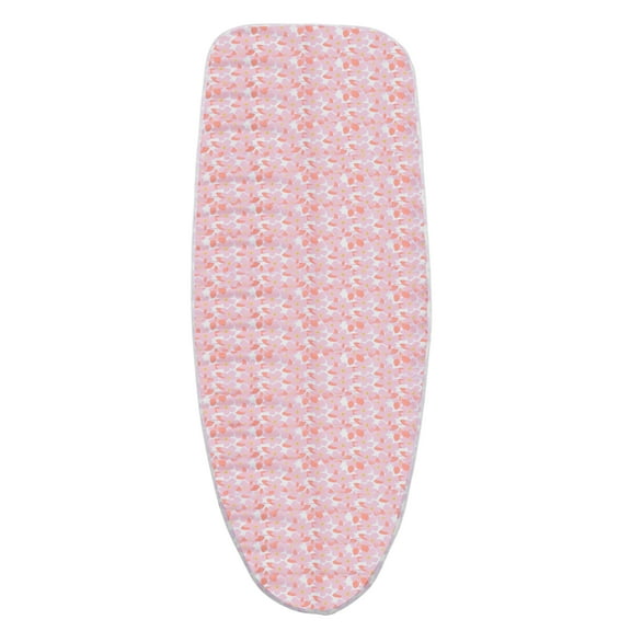 Unique Bargains 1 Pc Ironing Board Cover Print Non Stick Ironing Cover Light Pink