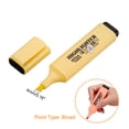 thumbnail image 4 of Unique Bargains Highlighter, Broad Tip, Yellow, 4 Count, 4 Pack, 4 of 6