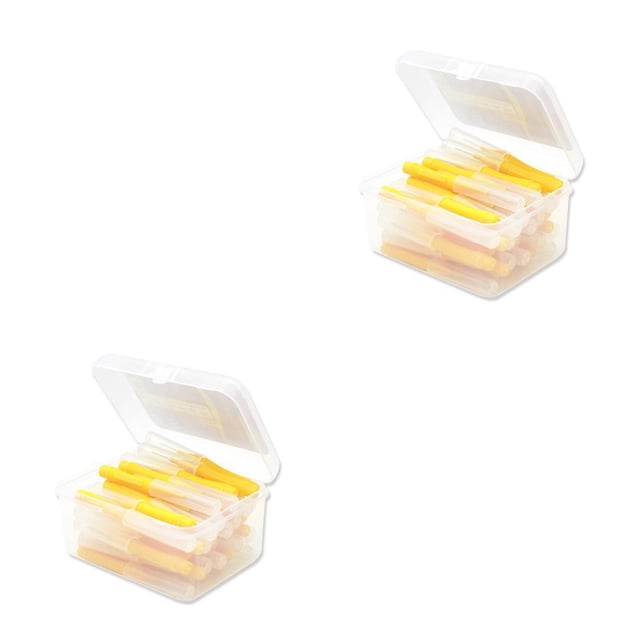Cepillo interdental flexible Qarigey 40 Uds Amarillo 0.4 mm 2piezas