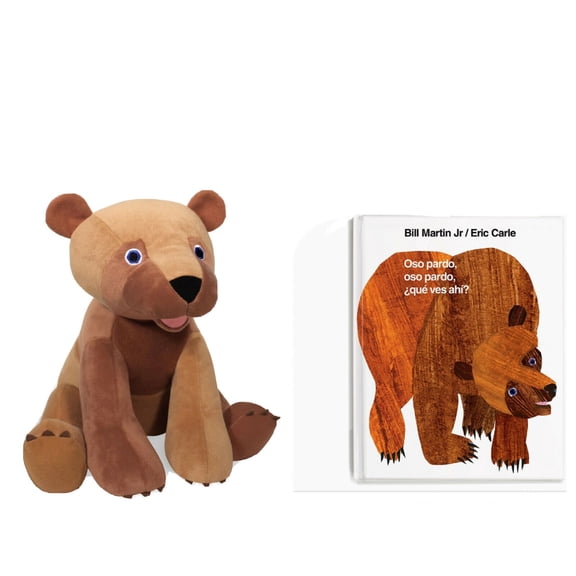 Eric Carle What Do You See Brown Bear & Spanish Book 12” Stuffed Kohl’s Plush