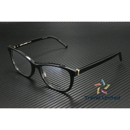 SAINT LAURENT SL M121 001 Cat Eye Acetate Black Demo Lens 54mm Womens Eyeglasses