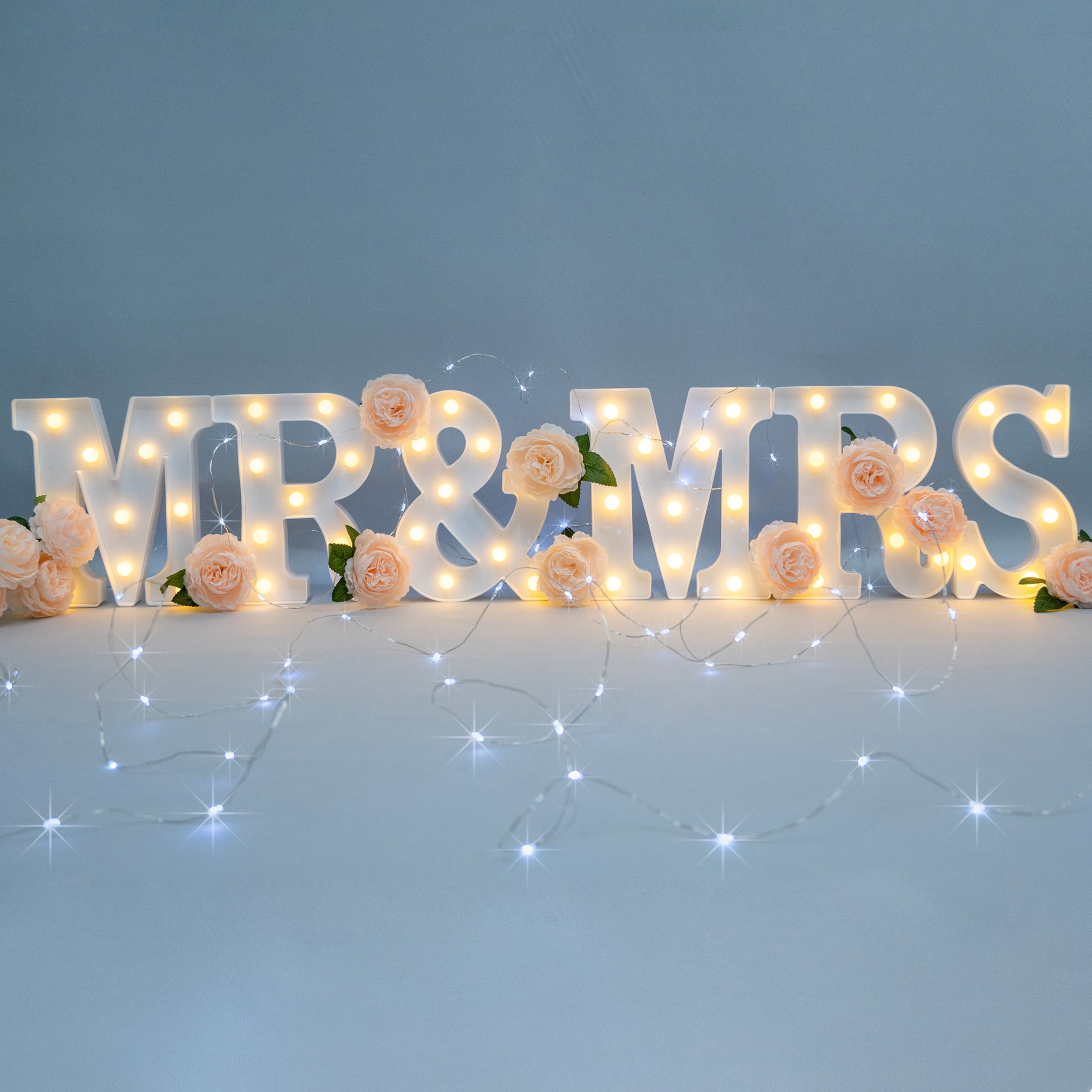 Warm White Battery-Operated Symbol "&" Light-Up Decoration, 8.5", by Way To Celebrate