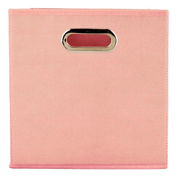 Gaveta Cubo Plegable Home Home Rosa 27X27X28 Cm