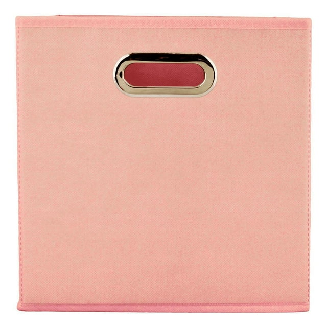 Gaveta Cubo Plegable Home Home Rosa 27X27X28 Cm