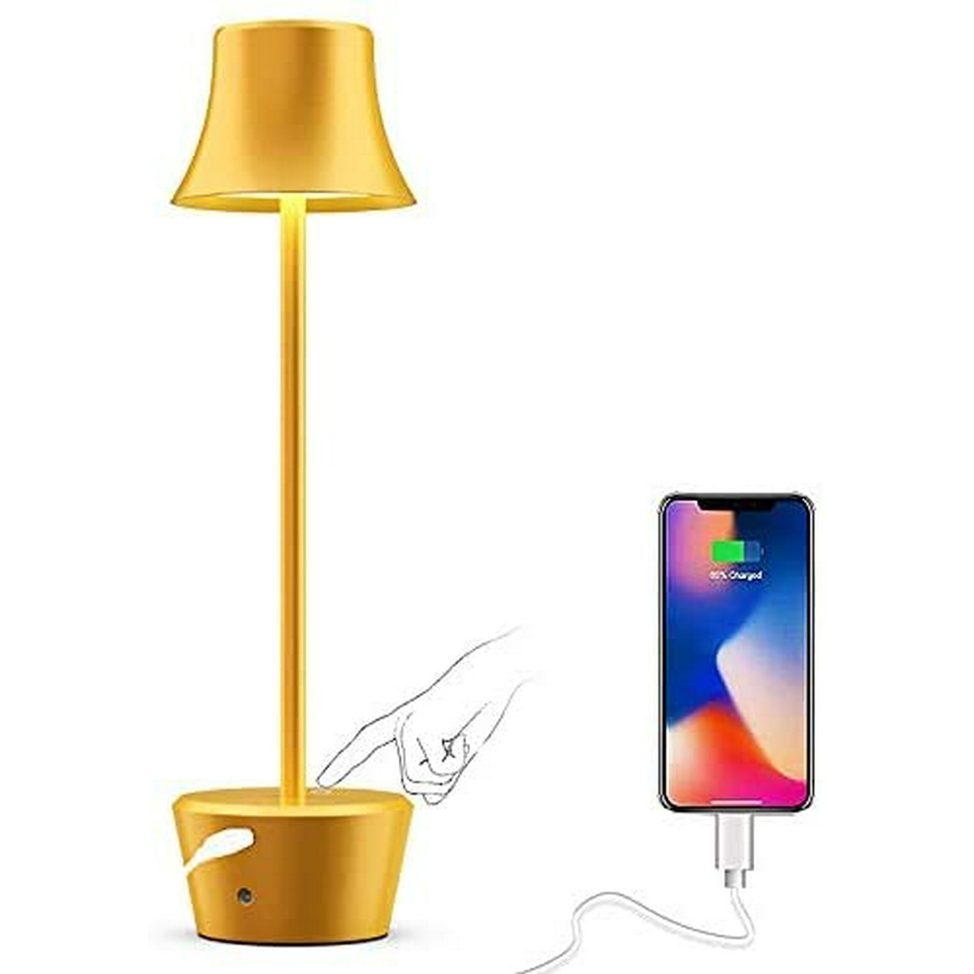 Cordless Table Lamp 6000mah Led, Rechargeable Battery Powered Table Lamps
