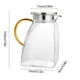thumbnail image 3 of Hervidor de Agua Fría de Vidrio 1400ml Jarra Resistente al Calor de Borosilicato, Diseño Escarchado Poligonal, Pico Vertedor de Precisión, Seguro para Lavavajillas, 3 of 6