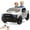 White, variant on M optimized 24V 2 Seater Ride on Car w/Remote Control, Electric Car w/Truck Bed, 3 Speed, LED Lights, Blue-tooth, Suspension, Gifts for Boys Girls