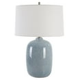 thumbnail image 3 of Uttermost Jubilee Coastal Ceramic and Fabric Table Lamp in Blue/Nickel, 3 of 7