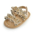 thumbnail image 4 of 0-18M Baby Girls Flower Pleated Outdoor Sandals Summer Princess Shoes0-18M, 4 of 9