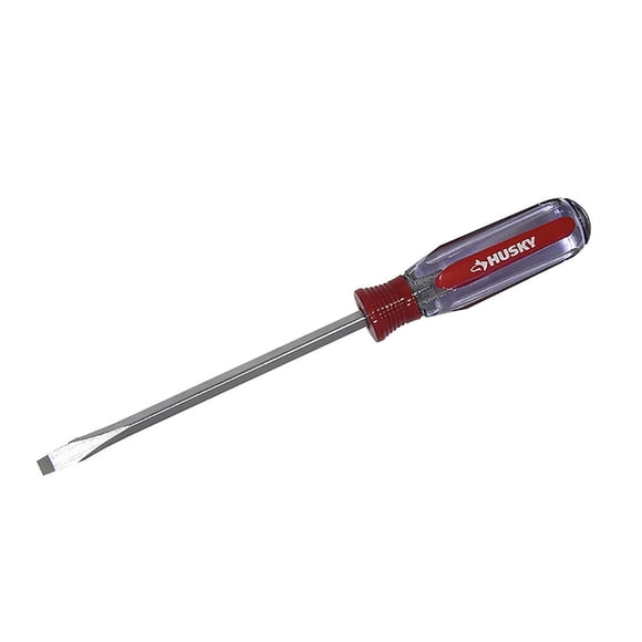 Destornillador Plano Husky 1/4" Punta Acero 26.03X2.99X2.99