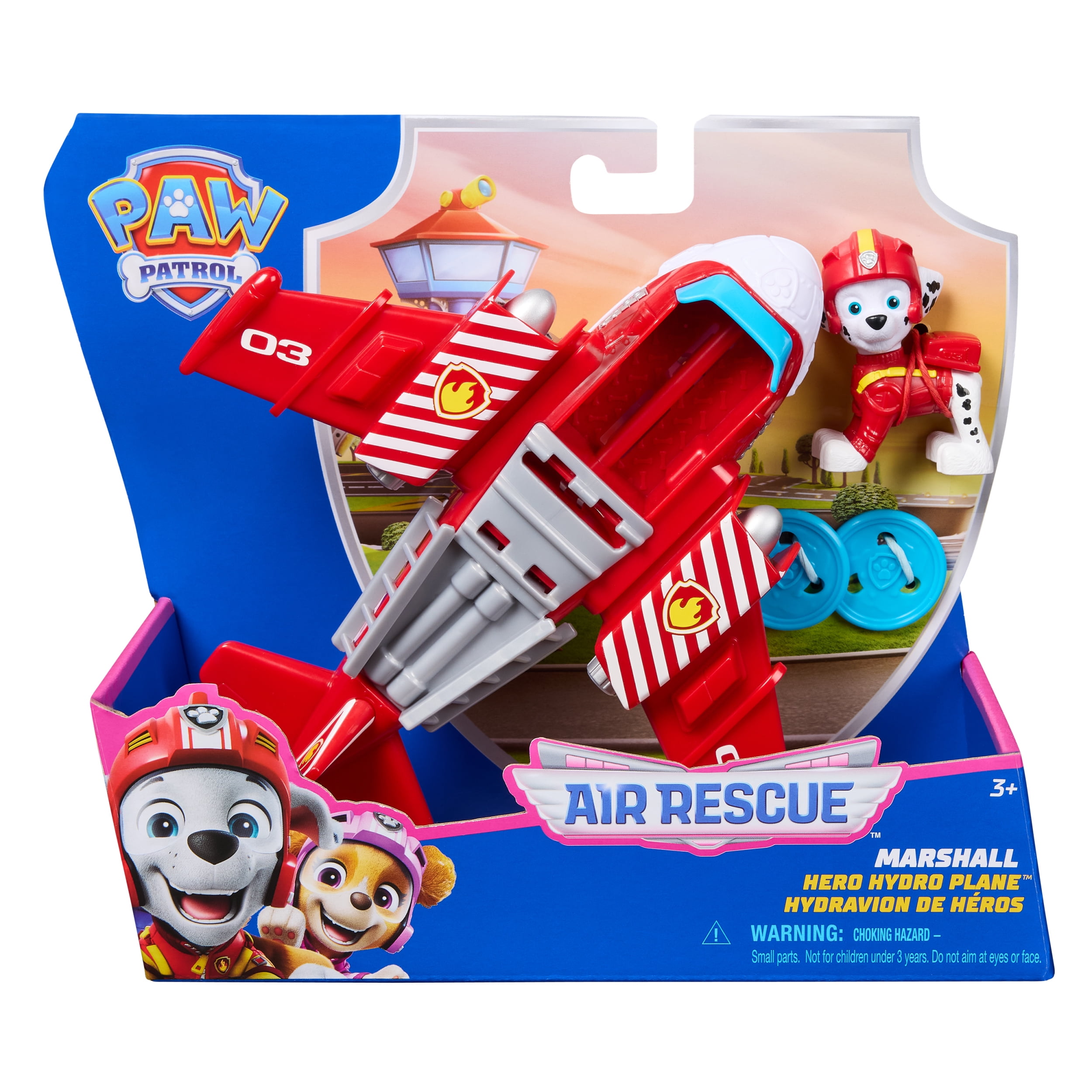 PAW Patrol: Air Rescue Hero Hydro Airplane & Marshall Figure, Air Rescue Marshall