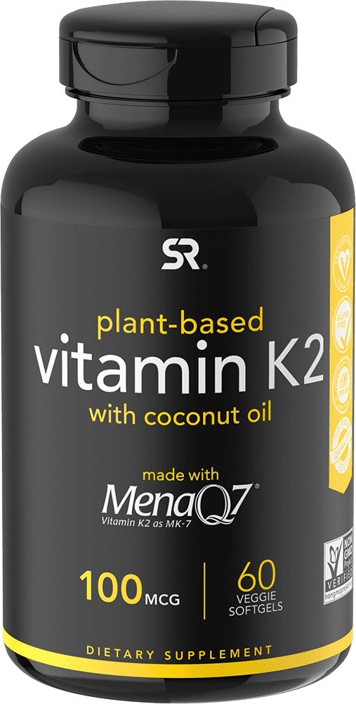Sports Research Vitamin K2, 100 mcg, 60 Veggie Softgels