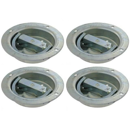 

(4 pack) 360 Degree Rotating Recessed Pan Fitting - 6 000 Lbs.